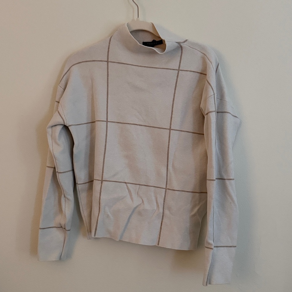 Tahari Ivory and Beige Knitwear